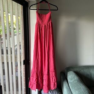 Halter Backless Maxi Dress